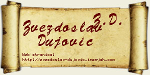 Zvezdoslav Dujović vizit kartica